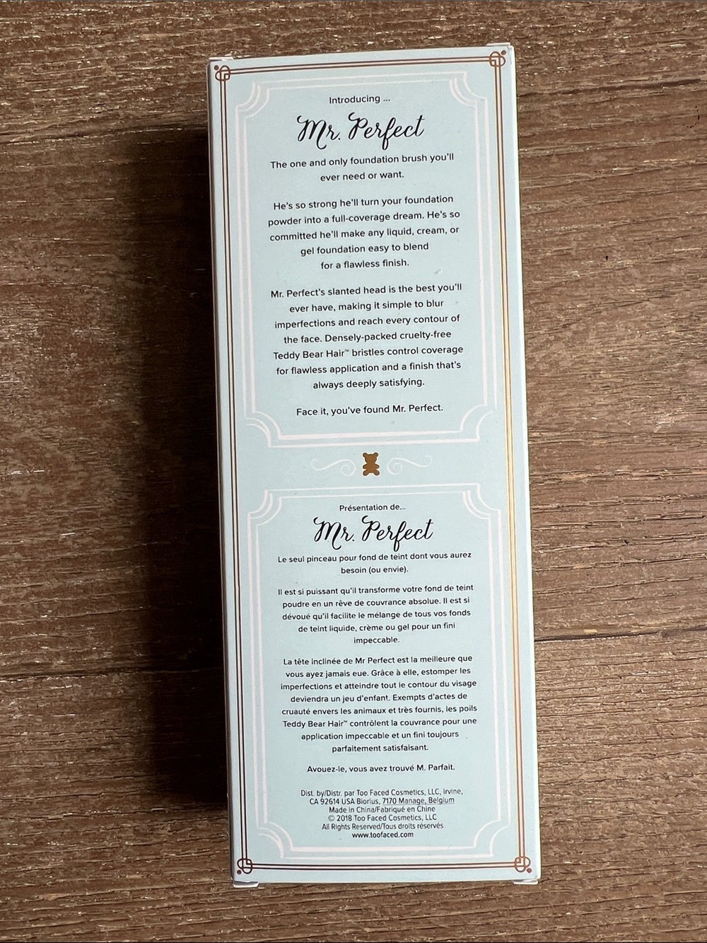 NWT Too Faced Mr. Perfect Foundation Brush - Picture 3 of 7